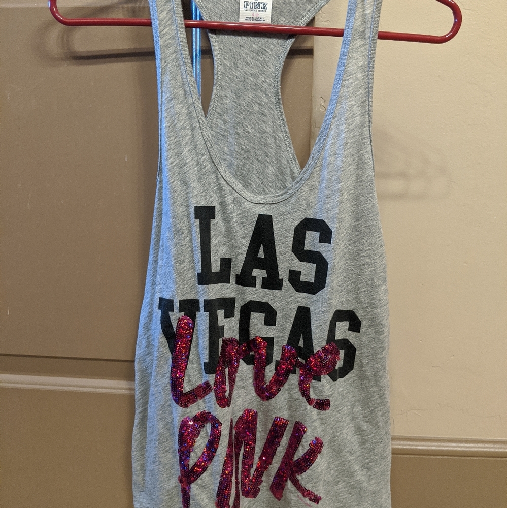 Victoria secret pink Las Vegas tank size small